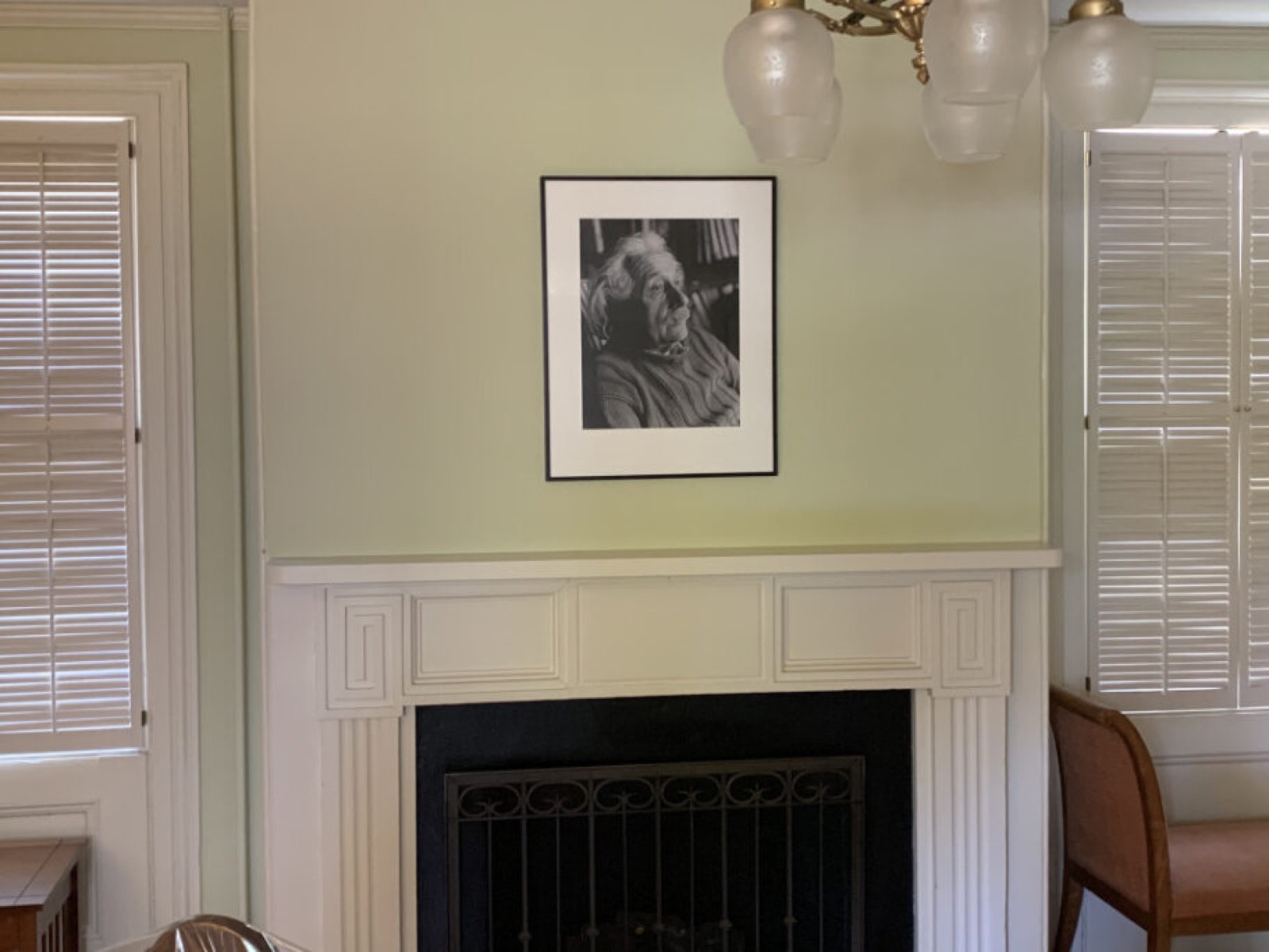Historic building interior painting with fireplace by J&B Painting